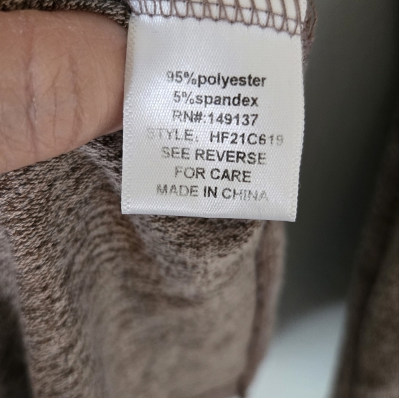 Hyfve Brown Balloon Sleeve Sweater Size Medium - Picture 7 of 8